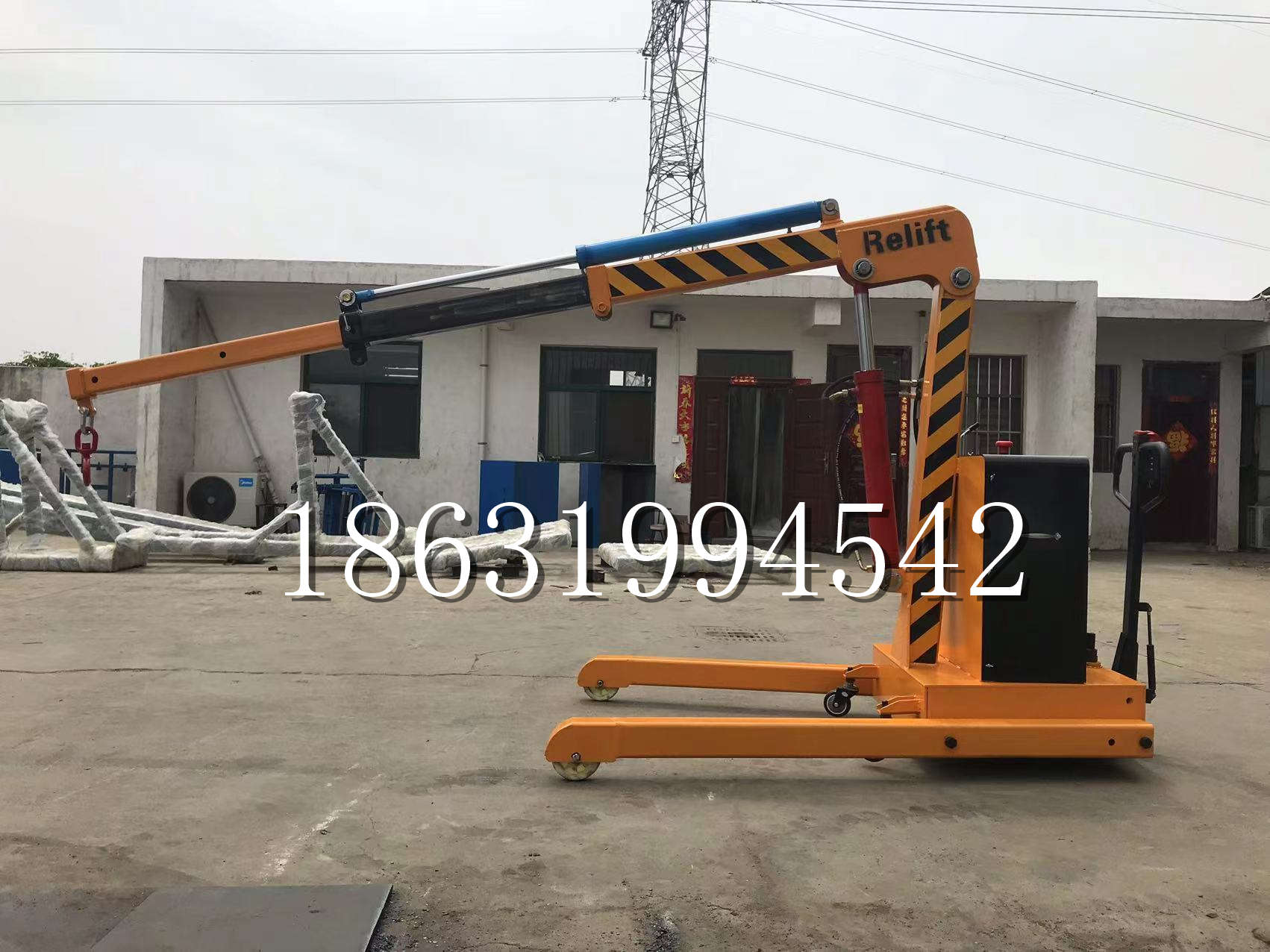 长子县久征定做3吨三轮随车吊 农用园林绿化移树吊 平板工程用小吊机