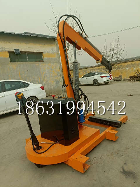 长子县自卸车厢随车吊 自制轮式四不像起重机 四驱平板吊 5吨 贵盛